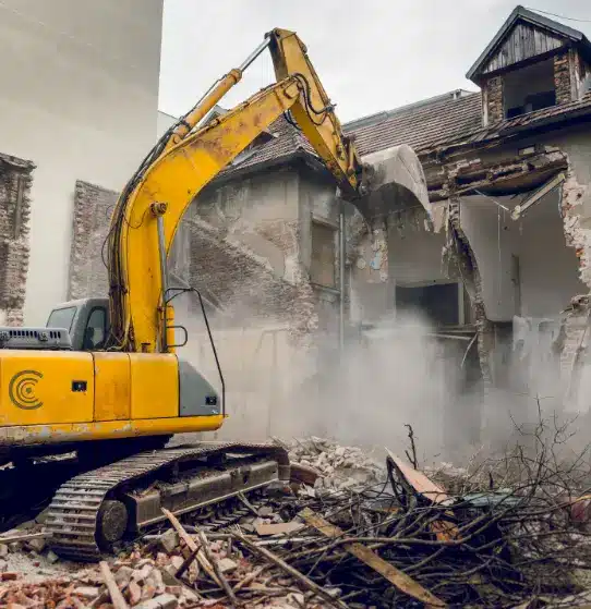 building demolition company working on demolition work for both residential and commercial building