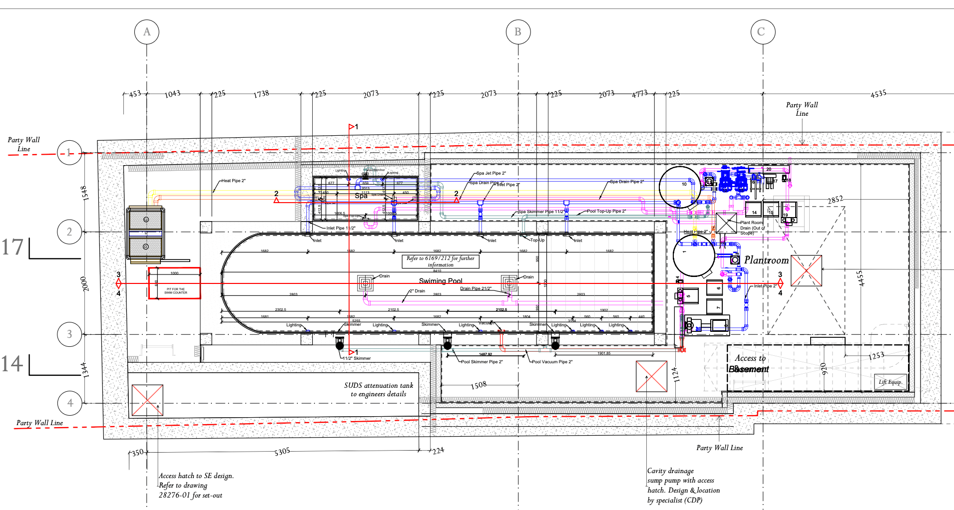 indoor pool design in london